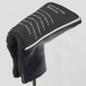 Wettelijke definities golfheadcover (3/4 voorkant)