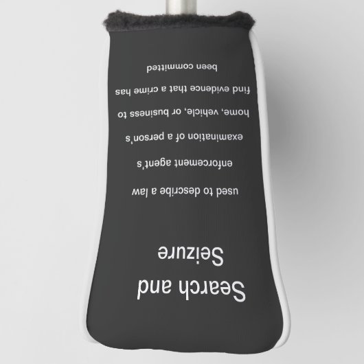 Wettelijke definities golfheadcover (Draai 90)