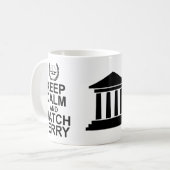 Wettelijke Humor voor kalm- en horlogebaar Koffiemok (Voorkant links)