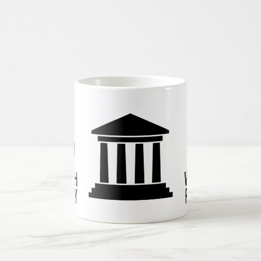 Wettelijke Humor voor kalm- en horlogebaar Magische Mok (Center)