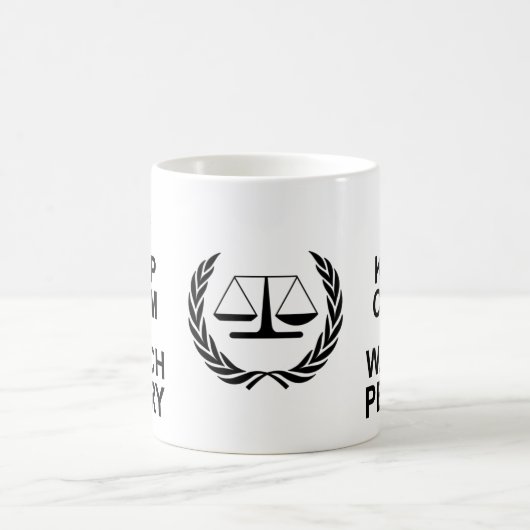 Wettelijke Humor voor kalm- en horlogebaar Magische Mok (Center)