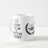 Wettelijke Humor voor kalm- en horlogebaar Mok (Voorkant links)