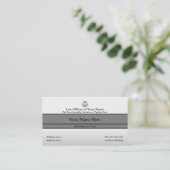 wettelijke kantoor visitekaartje (Staand voorkant)