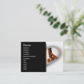 Wettelijke Kantoor Visitekaartje (Staand voorkant)