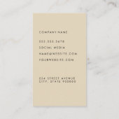 Wettelijke Logo Visitekaartje (Achterkant)