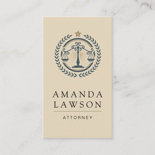 Wettelijke Logo Visitekaartje (Voorkant)