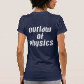 Wettelijke natuurkunde - Witte tekst T-shirt (Achterkant)