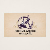 Wettelijke schalen | Hamerlogo Visitekaartje (Voorkant)