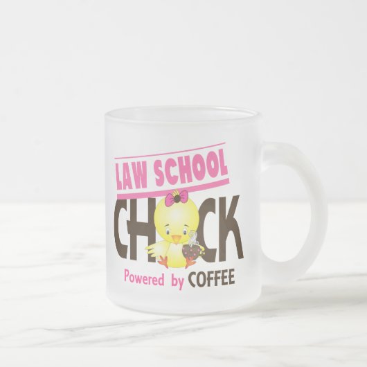 Wettelijke school Chick 4 Matglas Koffiemok (Rechts)