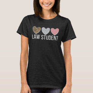 Wettelijke student hoort advocaat worden rechtensc t-shirt