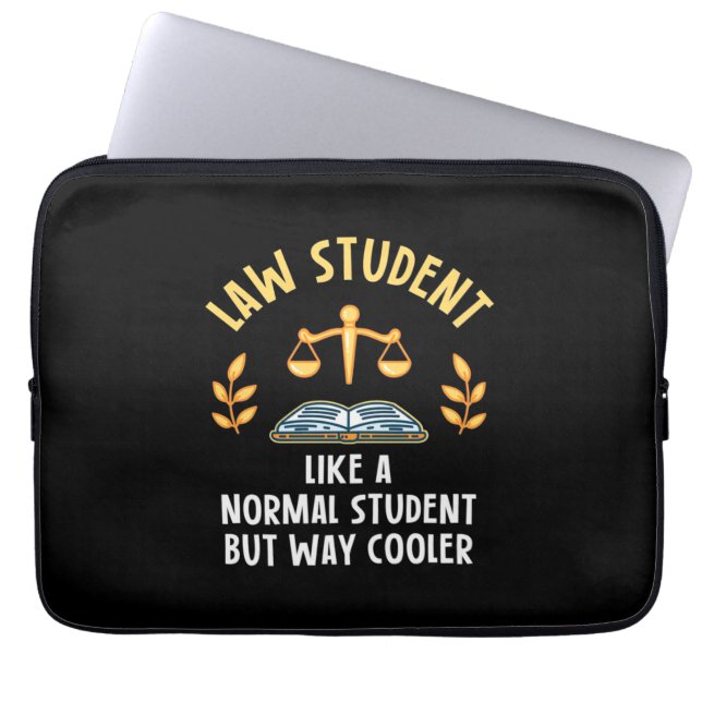 Wettelijke studenten zijn koeler laptop sleeve (Voorkant)