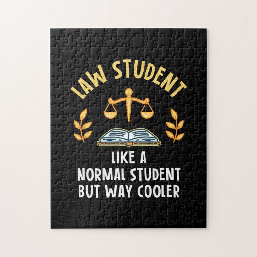 Wettelijke studenten zijn koeler legpuzzel (Verticaal)