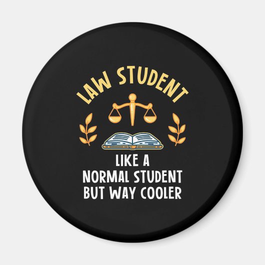 Wettelijke studenten zijn koeler magneet (Voorkant)