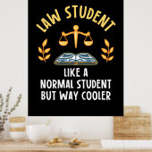 Wettelijke studenten zijn koeler poster (Keuken)
