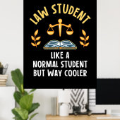 Wettelijke studenten zijn koeler poster (Thuiskantoor)