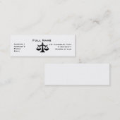 Wettelijke studentenprofielkaart 1 contactkaartje (Voorkant / Achterkant)