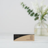 Wettelijke Visitekaartje (Staand voorkant)