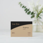 Wettelijke Visitekaartje (Staand voorkant)