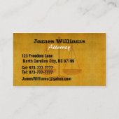 Wettelijke Visitekaartjes (Achterkant)