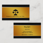 Wettelijke Visitekaartjes (Voorkant / Achterkant)