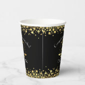 Wettelijke wetenschappen Schooldiploma Zwarte Goud Papieren Bekers (Rechts)