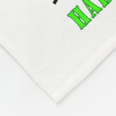 Wettelijke woorden Engels en Latijns schrift Fleece Deken (Hoek)