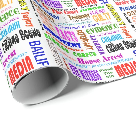 Wettelijke woorden Verpakkingspapier Cadeaupapier (Rol Hoek)