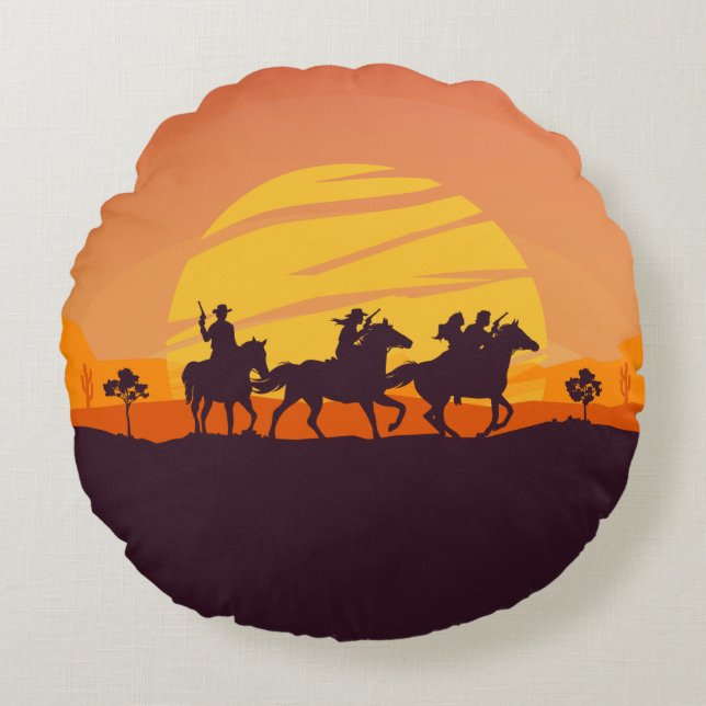 Wettelijke zonsondergang rond kussen (Voorkant)