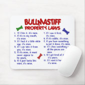 Wetten 2 van het Bezit BULLMASTIFF Muismat (Met muis)
