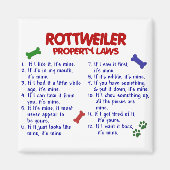 Wetten 2 van het Bezit ROTTWEILER Magneet (Voorkant)