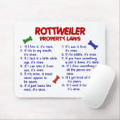 Wetten 2 van het Bezit ROTTWEILER Muismat (Met muis)