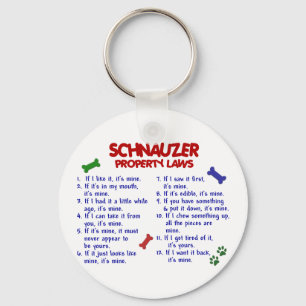 Wetten 2 van het Bezit SCHNAUZER Sleutelhanger