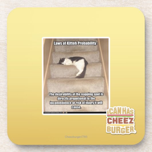 Wetten van de Keukenbetrouwbaarheid Bier Onderzetter (Voorkant)