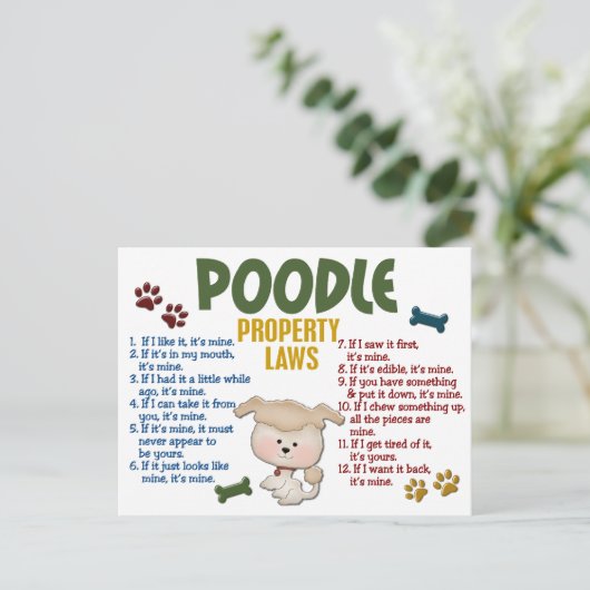 Wetten van het bezit van de pool 4 briefkaart (Staand voorkant)