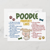 Wetten van het bezit van de pool 4 briefkaart (Voorkant / Achterkant)