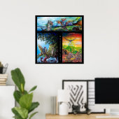 WETTEN VAN MAGISCHE EN MYSTERE POSTER (Thuiskantoor)