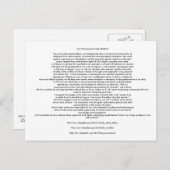 WETTENDHEIDSCODE VOOR ETHICA'S BRIEFKAART (Voorkant / Achterkant)