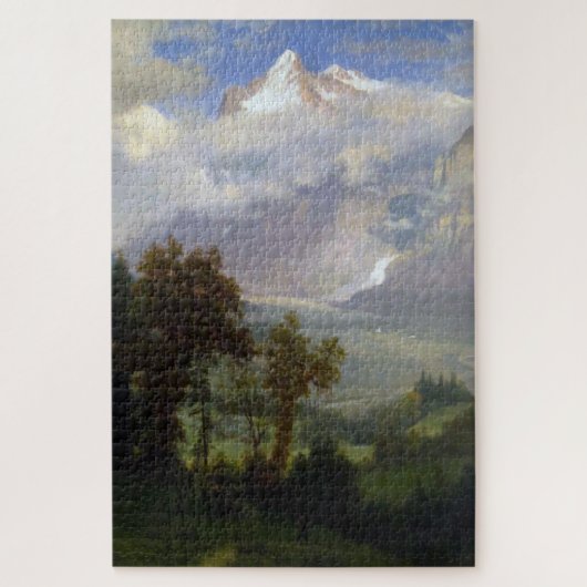 Wetterhorn, Albert Bierstadt Legpuzzel (Verticaal)