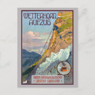 Wetterhorn Aufzug Zwitserland Oude Ansichtkaarten  Briefkaart