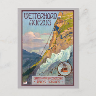 Wetterhorn Aufzug Zwitserland Oude Ansichtkaarten  Briefkaart
