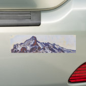 Wetterhorn-gebergte (winterlandschap) bumpersticker (Op auto)