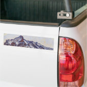 Wetterhorn-gebergte (winterlandschap) bumpersticker (Op Truck)