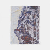 Wetterhorn-gebergte (winterlandschap) fleece deken (Voorkant)