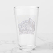 Wetterhorn-gebergte (winterlandschap) glas (Achterkant)