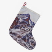 Wetterhorn-gebergte (winterlandschap) grote kerstsok (Voorkant (Hangend))