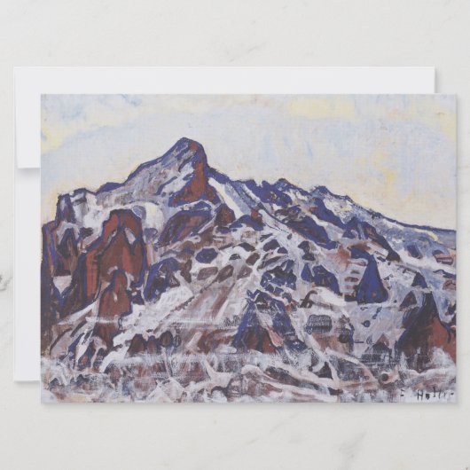 Wetterhorn-gebergte (winterlandschap) kaart (Voorkant)