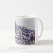 Wetterhorn-gebergte (winterlandschap) koffiemok (Voorkant rechts)