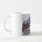 Wetterhorn-gebergte (winterlandschap) koffiemok (Links)