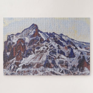 Wetterhorn-gebergte (winterlandschap) legpuzzel