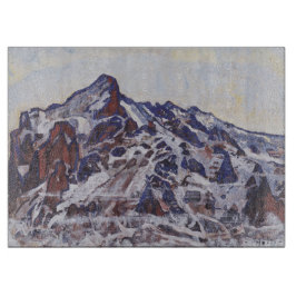 Wetterhorn-gebergte (winterlandschap) snijplank